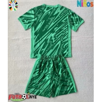 Camiseta Países Bajos Portero Primera Equipación para niños Eurocopa 2024 manga corta (+ pantalones cortos)